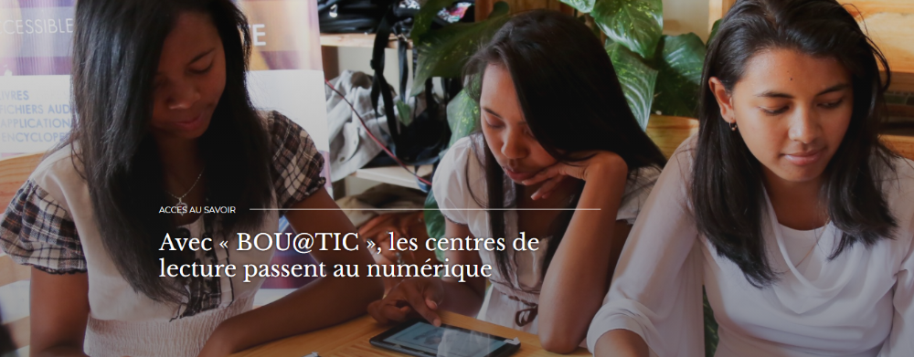 Avec « BOU@TIC », les centres de lecture passent au numériqu ... Image 1