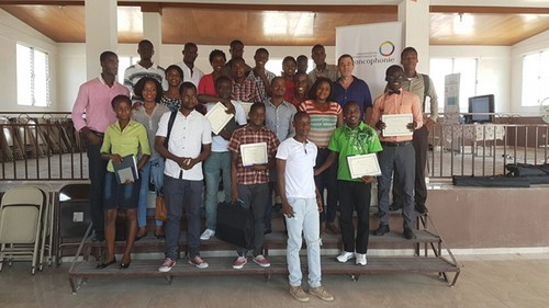 Haïti: les jeunes de Petit-Goâve et de Saint-Marc formés aux ... Image 1