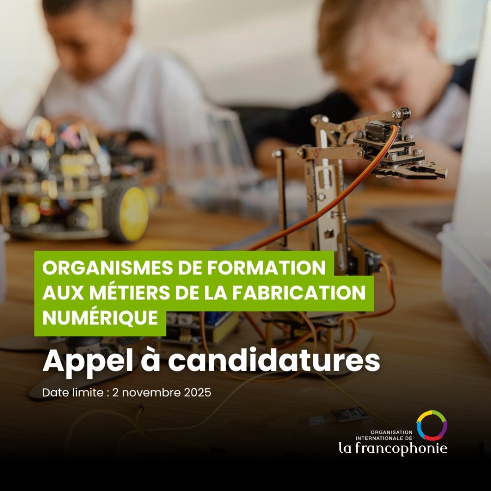 Appel à candidatures : Conception, organisation et ...